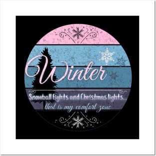 Winter Sunset Design Candy Edition Posters and Art